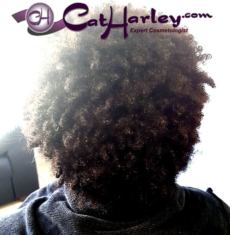Natural Curly Hair Pattern